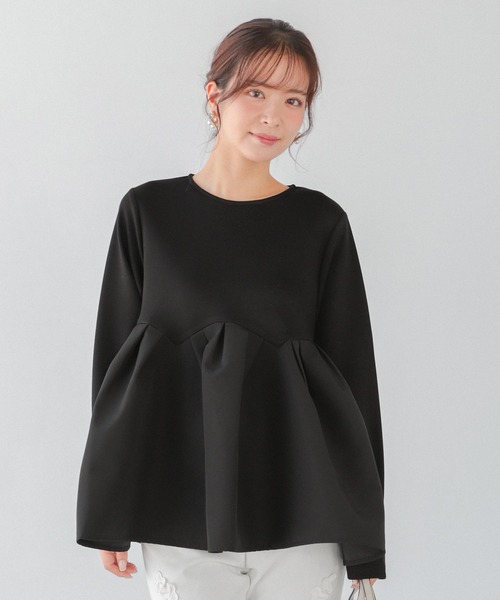 セール】ボリュームタックペプラムトップス（その他トップス）｜Fit