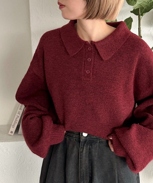 ポロニット【ZOZOTOWN限定アイテム】（ニット/セーター）｜apres jour