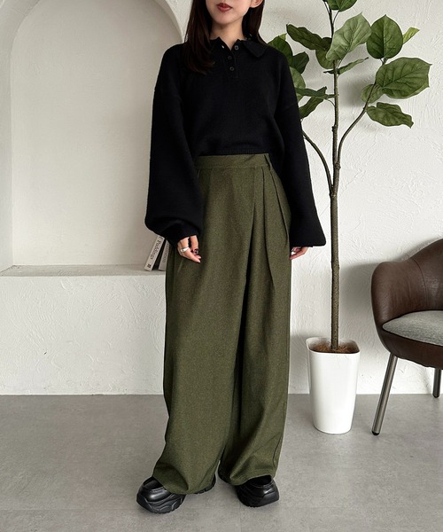 ポロニット【ZOZOTOWN限定アイテム】（ニット/セーター）｜apres jour