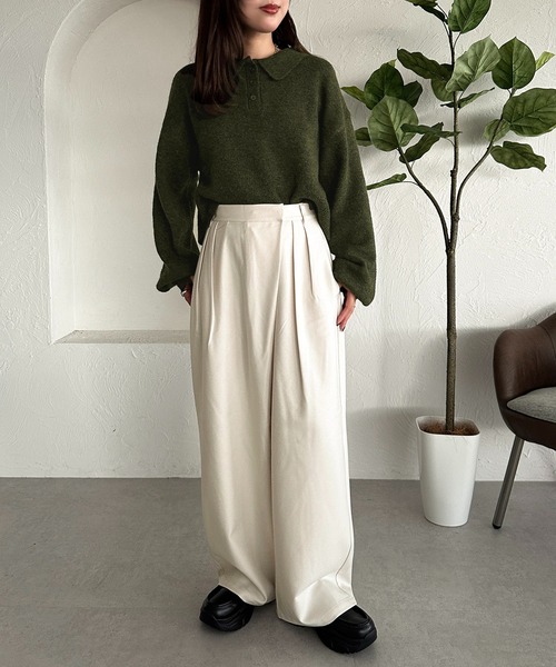 ポロニット【ZOZOTOWN限定アイテム】（ニット/セーター）｜apres jour