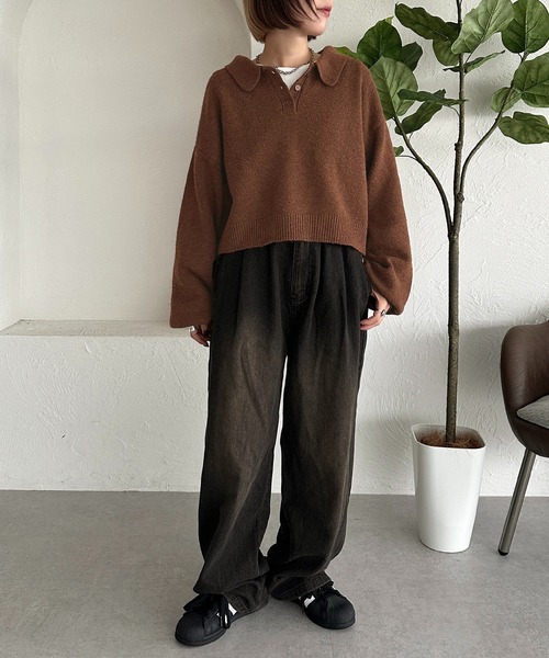 ポロニット【ZOZOTOWN限定アイテム】（ニット/セーター）｜apres jour