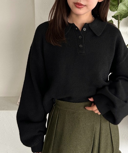 ポロニット【ZOZOTOWN限定アイテム】（ニット/セーター）｜apres jour