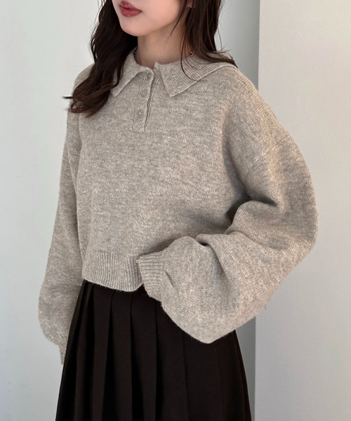 ポロニット【ZOZOTOWN限定アイテム】（ニット/セーター）｜apres jour