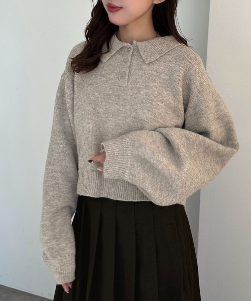 ポロニット【ZOZOTOWN限定アイテム】（ニット/セーター）｜apres jour