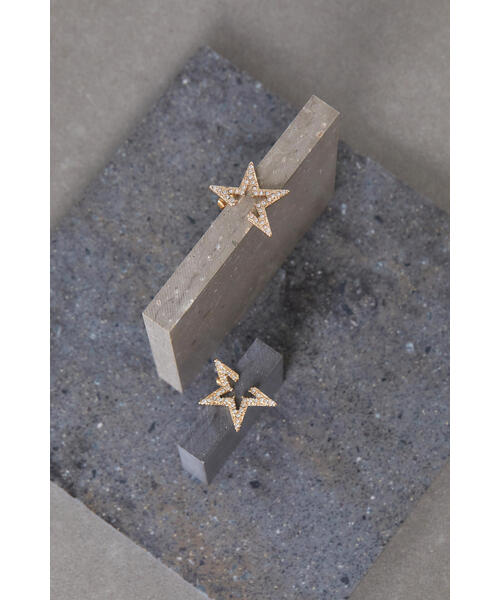 Ettika（エティカ）の「◆＜Ettika＞スターライトクリスタルピアス（ピアス（両耳用）・レディース・ゴールド・ﾌﾘ-）」の2枚目の写真