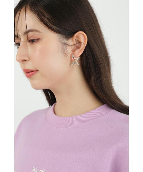 Ettika（エティカ）の「◆＜Ettika＞スターライトクリスタルピアス（ピアス（両耳用）・レディース・ゴールド・ﾌﾘ-）」の3枚目の写真