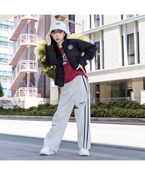 algy（アルジー）の「【保温・撥水】中綿ライトブルゾン（ブルゾン・キッズ・ピンク/ブラック/サックスブルー・XX-SMALL/X-SMALL/SMALL/MEDIUM）」の4枚目の写真