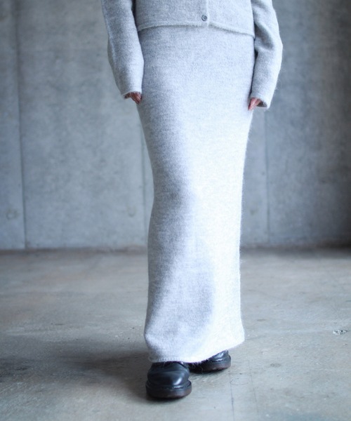 【セール】Knittted maxi skirt（スカート）｜gina tricot（ジーナトリコ）