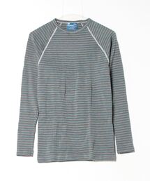 WILDERNESS WEAR（ウィルダネスウェア）の「POLYPRO +190 L/S CREW STRIPE/ ポリプロ ＋190 ロングスリーブ クルー ストライプ（インナーウェア/肌着）」