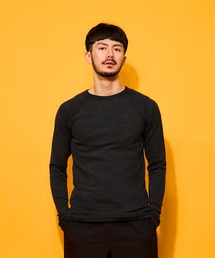 WILDERNESS WEAR(EB_lXEFA)POLYPRO +190 L/S CREW STRIPE/ |v {190 OX[u N[ XgCv(Ci[EFA/)