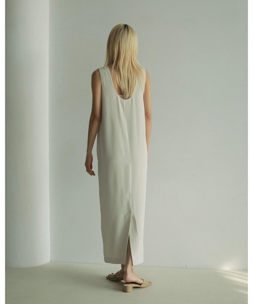 anuke（アンヌーク）の「Twill Uneck Onepiece（ワンピース
