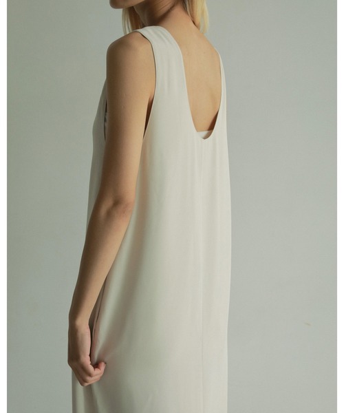 セール】Twill Uneck Onepiece（ワンピース）｜anuke