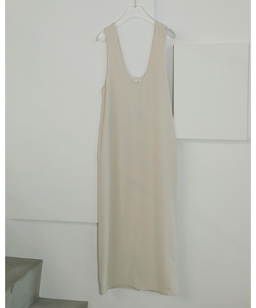 moeです＾＾ anuke Twill Uneack Onepiece anuke アンヌーク 2025SpringSummer ワンピース Twill Uneck