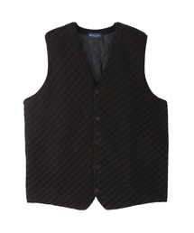 Pitta Re:)（ピッタリ）の「裏キルトニットジレ メンズ（ベスト）」