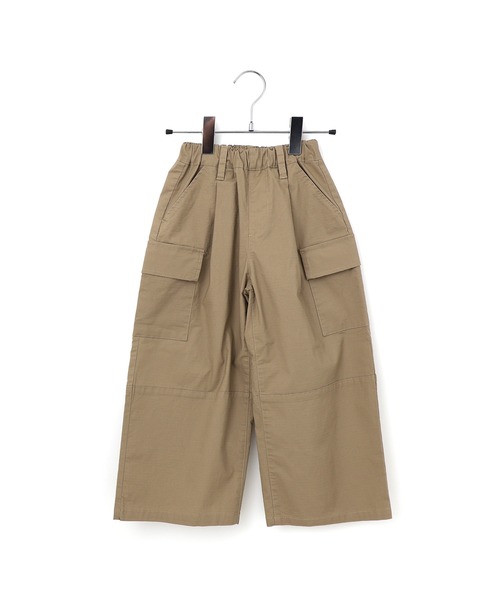 MAKE YOUR DAY（メイクユアデイ）の「ワイドシルエットカーゴパンツ■150.160cm（カーゴパンツ・キッズ・カーキ/ベージュ/ピンク・150/160）」の2枚目の写真