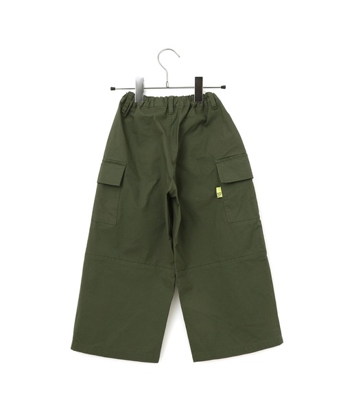 MAKE YOUR DAY（メイクユアデイ）の「ワイドシルエットカーゴパンツ■150.160cm（カーゴパンツ・キッズ・カーキ/ベージュ/ピンク・150/160）」の4枚目の写真