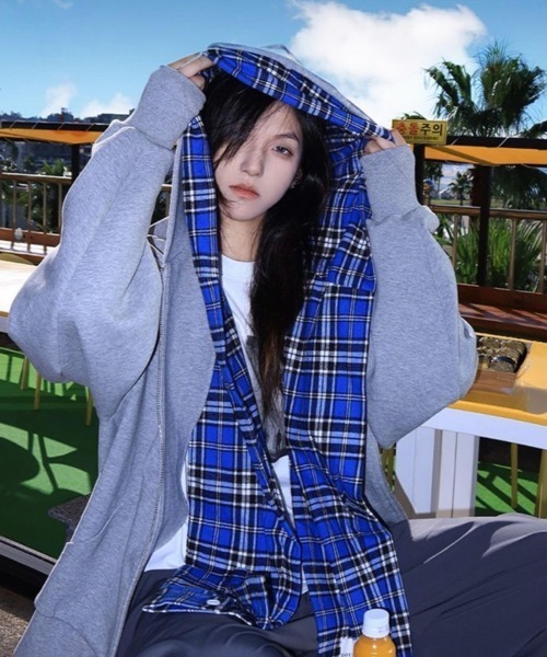 セール】【2色展開】韓国パーカーフェイク 2点 メンズ