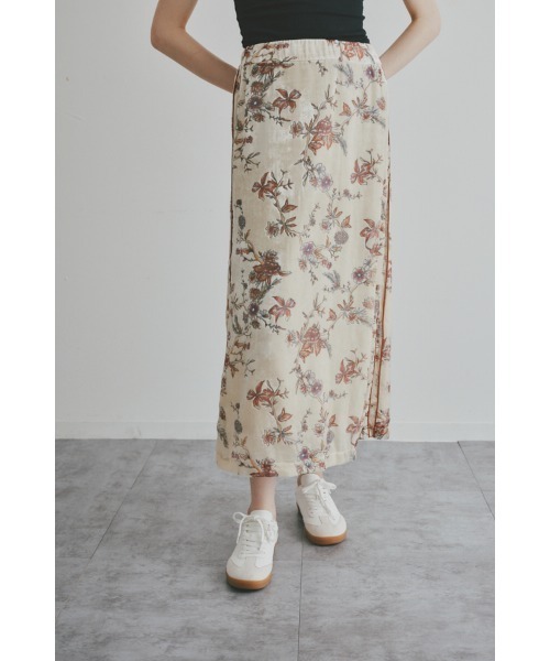 Muel Chic(ミュエルシック)の「Flower Jersey SK フラワージャージスカート(スカート・レディース・ブラック系/ブラウン系/グリーン系・FREE)」の20枚目の写真