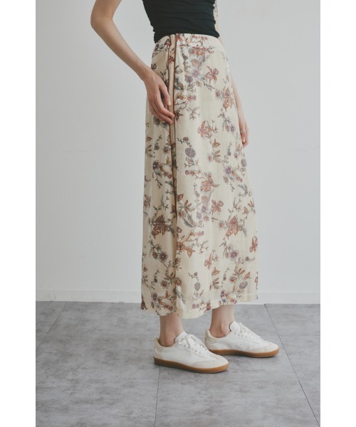 Muel Chic(ミュエルシック)の「Flower Jersey SK フラワージャージスカート(スカート・レディース・ブラック系/ブラウン系/グリーン系・FREE)」の17枚目の写真