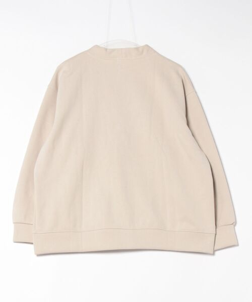 aimoha（アイモハ）の「Vネックスナップボタンブルゾン（ブルゾン・レディース・ブラック/チョコ/ライトベージュ/ダークグレー・FREE）」の5枚目の写真