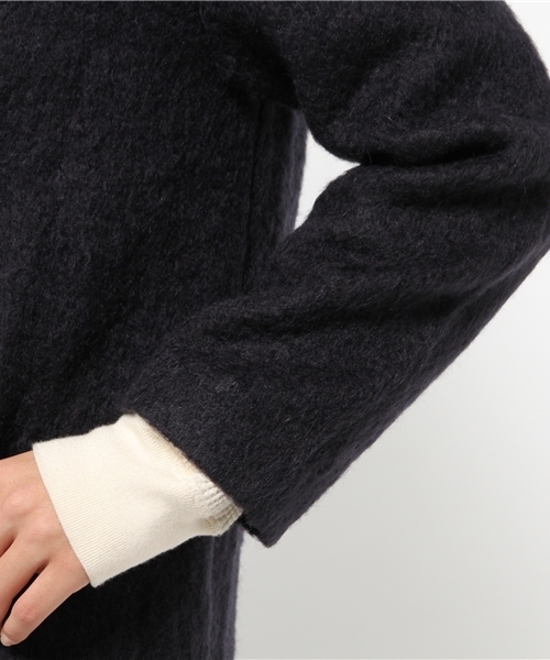 OUTLET(アウトレット)の「【DouDou】シャギーZIPCO(その他アウター・レディース・ネイビー・FREE)」の6枚目の写真
