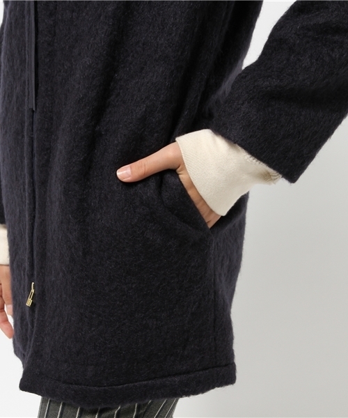 OUTLET(アウトレット)の「【DouDou】シャギーZIPCO(その他アウター・レディース・ネイビー・FREE)」の7枚目の写真