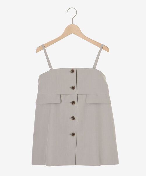 le.coeur blanc(ルクールブラン)の「サイロツイルビスチェ(キャミソール・レディース・ブラウン/ライトグレー・38)」の21枚目の写真