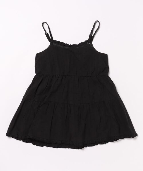 repipi armario（レピピ アルマリオ）の「フリルティアードキャミワンピース（ワンピース・キッズ・ブラック/ホワイト・LARGE/MEDIUM）」の18枚目の写真