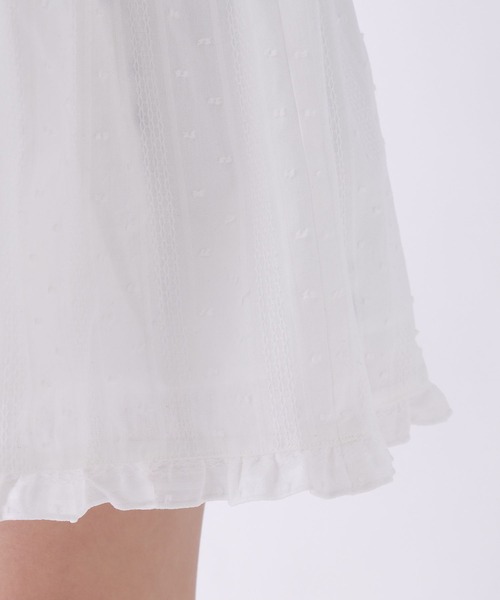 repipi armario（レピピ アルマリオ）の「フリルティアードキャミワンピース（ワンピース・キッズ・ブラック/ホワイト・LARGE/MEDIUM）」の13枚目の写真