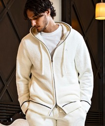 【1PIU1UGUALE3 RELAX】フラッフィーニット サークル フーディー SHIFFON｜1PIU1UGUALE3 RELAX フラッフィーニットサークル