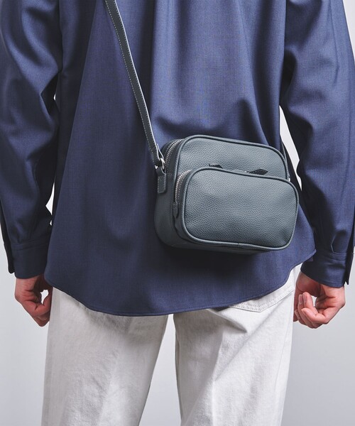 UNITED ARROWS（ユナイテッドアローズ）の「マイクロファイバー ミニ ショルダーバッグ（ショルダーバッグ・メンズ・ブラック/ロイヤルブルー・FREE）」の21枚目の写真