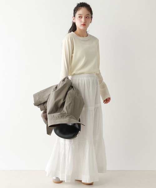 RAGEBLUE（レイジブルー）の「シアーベロアトップス（Tシャツ/カットソー・レディース・ブラック/パープル/オフホワイト・FREE）」の6枚目の写真