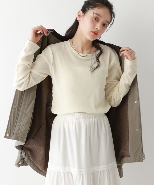 RAGEBLUE（レイジブルー）の「シアーベロアトップス（Tシャツ/カットソー・レディース・ブラック/パープル/オフホワイト・FREE）」の8枚目の写真