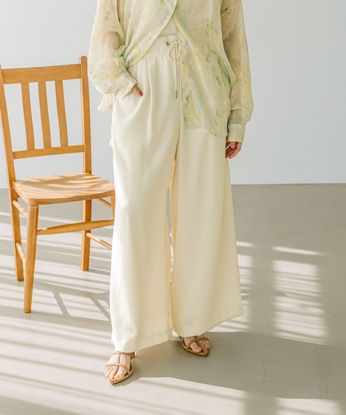 再値下げABOUT パンツ THE SHINZONE クライスラー パンツ CHRYSLER PANTS ハイウエスト