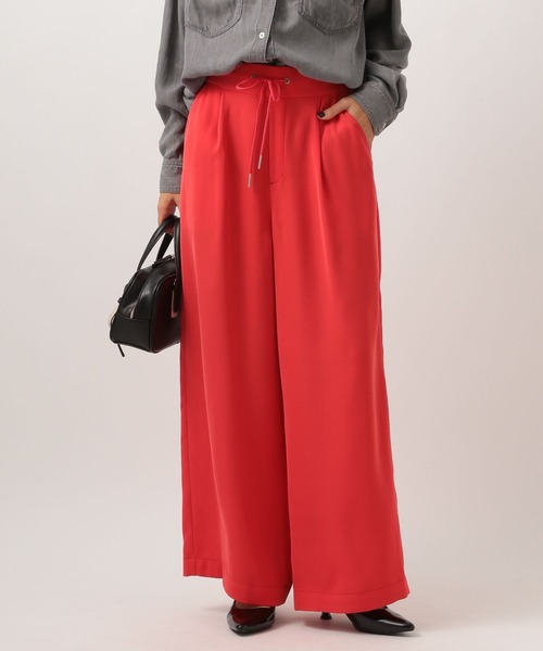 BAYFLOW（ベイフロー）の「[春先まで使える]リラックスワイドパンツ（その他パンツ・レディース・ブラック/グレイッシュベージュ/コーラルピンク/アイボリー・SMALL/MEDIUM）」の17枚目の写真