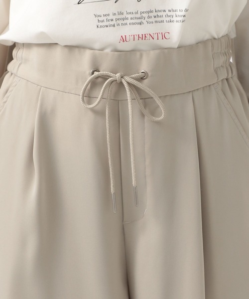 BAYFLOW（ベイフロー）の「[春先まで使える]リラックスワイドパンツ（その他パンツ・レディース・ブラック/グレイッシュベージュ/コーラルピンク/アイボリー・SMALL/MEDIUM）」の20枚目の写真