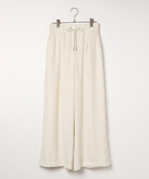 BAYFLOW（ベイフロー）の「[春先まで使える]リラックスワイドパンツ（その他パンツ・レディース・ブラック/グレイッシュベージュ/コーラルピンク/アイボリー・SMALL/MEDIUM）」の5枚目の写真