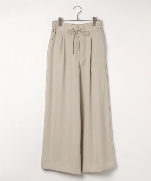 BAYFLOW（ベイフロー）の「[春先まで使える]リラックスワイドパンツ（その他パンツ・レディース・ブラック/グレイッシュベージュ/コーラルピンク/アイボリー・SMALL/MEDIUM）」の7枚目の写真