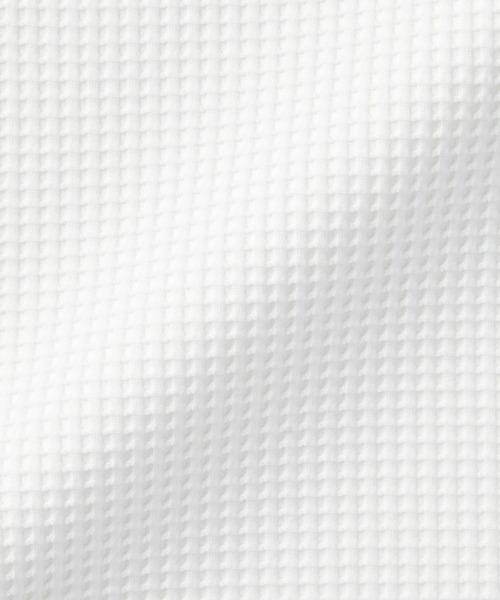 無印良品（ムジルシリョウヒン）の「紳士　ＵＶカット乾きやすいワッフルヘンリーネック長袖Ｔシャツ（Tシャツ/カットソー・メンズ・オフホワイト/ブラック/ダークグレー/サンドベージュ・S/M/L/XL）」の10枚目の写真