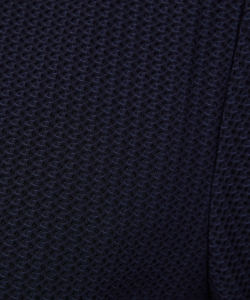 ABAHOUSE GRAY（アバハウスグレイ）の「ハニカムメッシュ　ショールブルゾン（ブルゾン・メンズ・ブラック/ネイビー/モカ/グレイッシュブルー・46/48/50）」の15枚目の写真