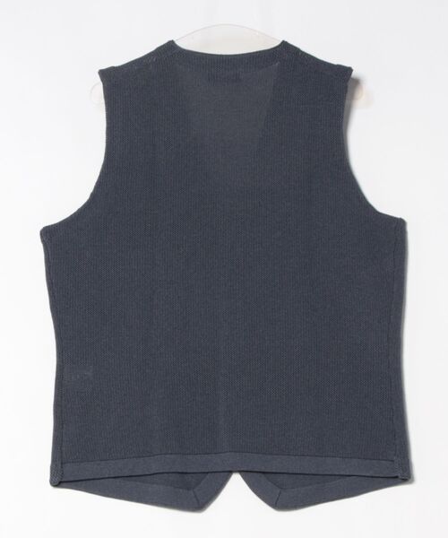 BRICK HOUSE by TOKYO SHIRT（ブリックハウス）の「メッシュ編みニットジレ（ベスト・メンズ・ライトグレー/サックスブルー/ブルー・LL/M/L/XL）」の19枚目の写真