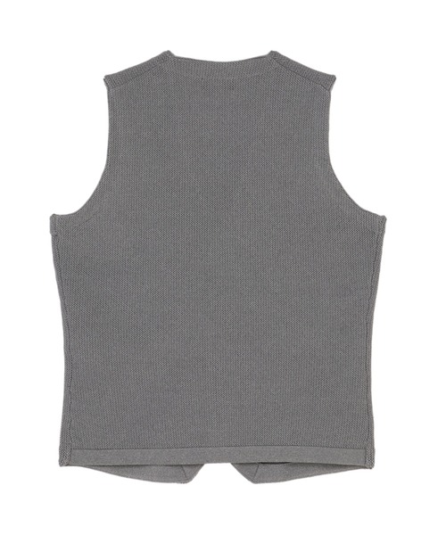 BRICK HOUSE by TOKYO SHIRT（ブリックハウス）の「メッシュ編みニットジレ（ベスト・メンズ・ライトグレー/サックスブルー/ブルー・LL/M/L/XL）」の14枚目の写真
