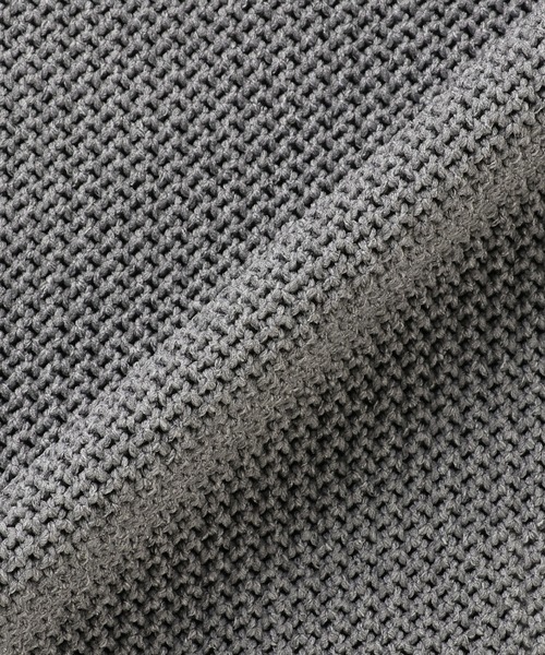 BRICK HOUSE by TOKYO SHIRT（ブリックハウス）の「メッシュ編みニットジレ（ベスト・メンズ・ライトグレー/サックスブルー/ブルー・LL/M/L/XL）」の17枚目の写真