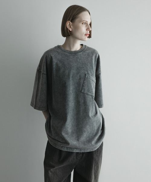 remer(リメール)の「loose vintage over dye pocket Tee / ルーズヴィンテージオーバーダイポケットT(Tシャツ/カットソー・メンズ・ブラック系その他/グレー系その他/ブラウン系その他・X-SMALL/SMALL/MEDIUM/LARGE)」の18枚目の写真