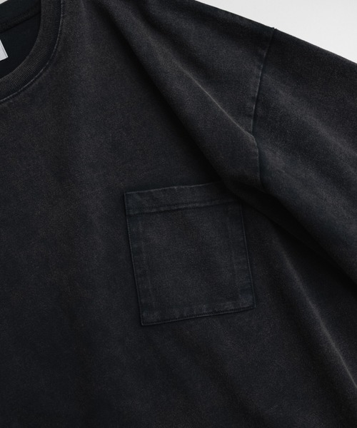 remer(リメール)の「loose vintage over dye pocket Tee / ルーズヴィンテージオーバーダイポケットT(Tシャツ/カットソー・メンズ・ブラック系その他/グレー系その他/ブラウン系その他・X-SMALL/SMALL/MEDIUM/LARGE)」の5枚目の写真