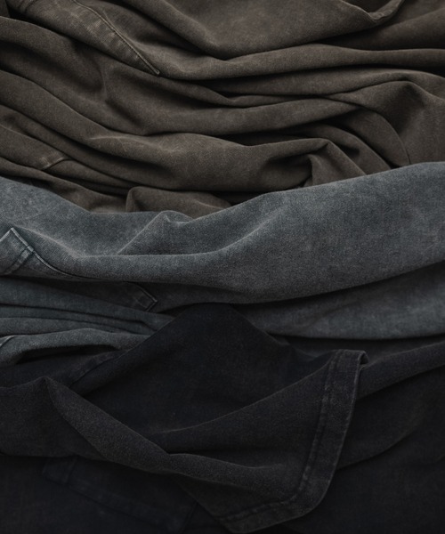 remer(リメール)の「loose vintage over dye pocket Tee / ルーズヴィンテージオーバーダイポケットT(Tシャツ/カットソー・メンズ・ブラック系その他/グレー系その他/ブラウン系その他・X-SMALL/SMALL/MEDIUM/LARGE)」の6枚目の写真