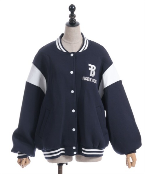 フィクルベベ ボンディングスタジャン 紺 セール】ボンディングスタジャン（スタジャン）｜FickleBebe