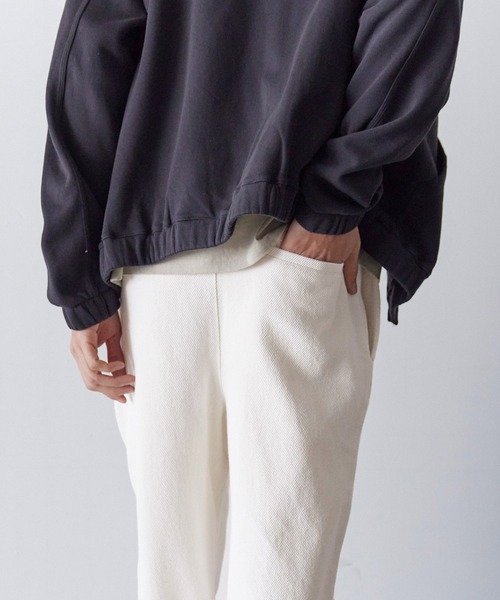 coca（coca）（コカ）の「度甘デニムリラックスイージーパンツ（デニムパンツ・メンズ・アイボリー/ブルー・M/L/XL）」の4枚目の写真