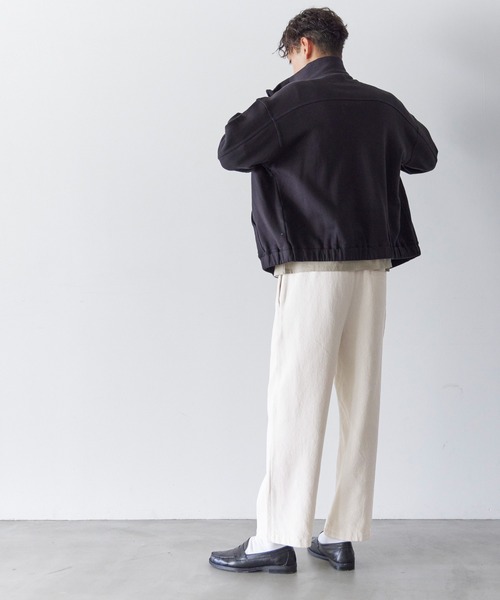 coca（coca）（コカ）の「度甘デニムリラックスイージーパンツ（デニムパンツ・メンズ・アイボリー/ブルー・M/L/XL）」の6枚目の写真