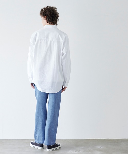 coca（coca）（コカ）の「度甘デニムリラックスイージーパンツ（デニムパンツ・メンズ・アイボリー/ブルー・M/L/XL）」の9枚目の写真